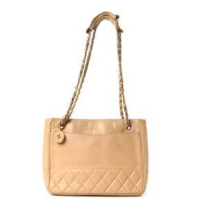 Chanel Lambskin Quilted Shopping Tote #231913C77B